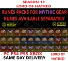 SEASON 13 DIABLO 4 Mythic Uniqes Rune Set &All Runes ✅PC PS4 PS5 XBOX✅ DIABLO IV