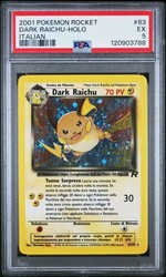 Dark Raichu 83/82 Team Rocket Secret Rare Holo