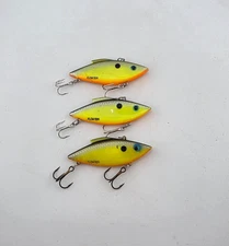 (3) Bill Lewis Rat-L-Trap 3" FLOATER Lipless Crankbait Fishing Lure Lot of 3