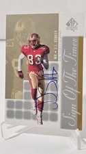 💎2000 SP AUTHENTIC💎SIGN OF THE TIMES J.J. STOKES🏈VINTAGE ON CARD AUTO💎RARE💎