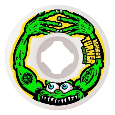 Slime Balls Skateboard Rollen Brandon Turner Guest Chubs 97a weiß 52mm
