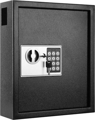 Electronic 60-Key Cabinet Wall-Mounted Digital Key Safe,Key Lock Box..