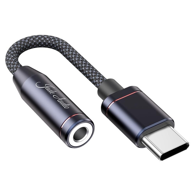 USB C DAC Headphone Amplifier Dongle HiFi Audio Adapter Black JA11 Model X