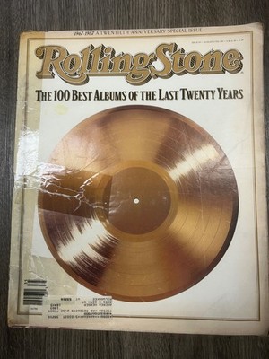Rolling Stone magazine 27 1987 100 greatest albums  past 20 years good condition