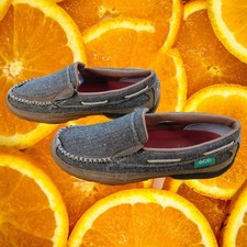 Twisted X ecoTWX Women 8M Gray Brown Driving Loafer Moccasin WDMS009 Slip On