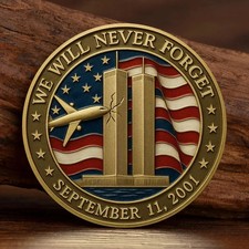 Honoring the Heroes of 9/11 We Will Never Forget September 11，2001  Coin Gifts