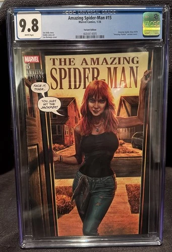 Amazing Spider-Man #15 CGC 9.8 Amazing Visions Variant Marvel  1/26 LGY #979
