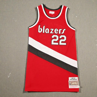 #ad Portland Trail Blazers Clyde Drexler Jersey Mens Hardwood Classics Size Large $79.99
