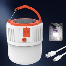 Outdoor Solar Rechargeable Bulb Light Multifunctional Waterproof Camping Li IHZQ
