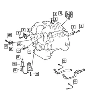 Genuine Mopar Knock Sensor 5101116AA