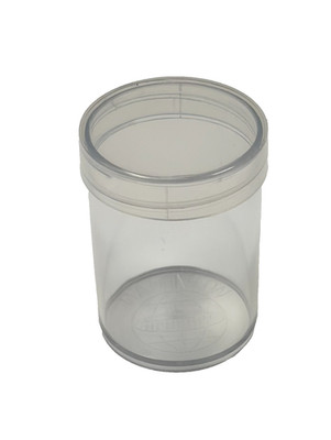 5 Clear Round Plastic Coin Storage Tubes for US American Silver Eagle 40.6mm