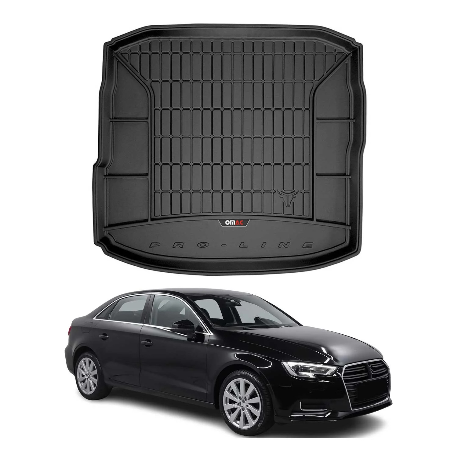 Tapis de coffre caoutchouc Audi A3 8V Berline idéal pour sport et courses