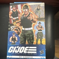 G.I. Joe Classified Series 6-Inch Sgt. Slaughter Hasbro NEW FACTORY SEALED