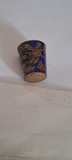 Fingerhut Cloisonne -Emaille Technik