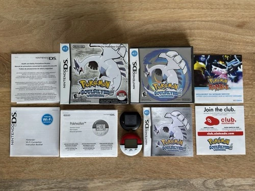 Pokemon SoulSilver (Nintendo DS), Complete with Box, Manual, Inserts, Pokewalker
