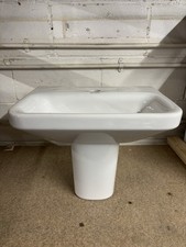Duravit Durastyle 450mm 1TH Handrise Basin And Semi Pedestal