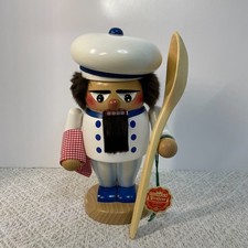 Steinbach Volkskunst “Chubby Cook” Handmade Wood Nutcracker Chef German Holiday
