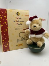 Steiff Pooh Christmas Tumbler 668647 L.ED 1500 NIB