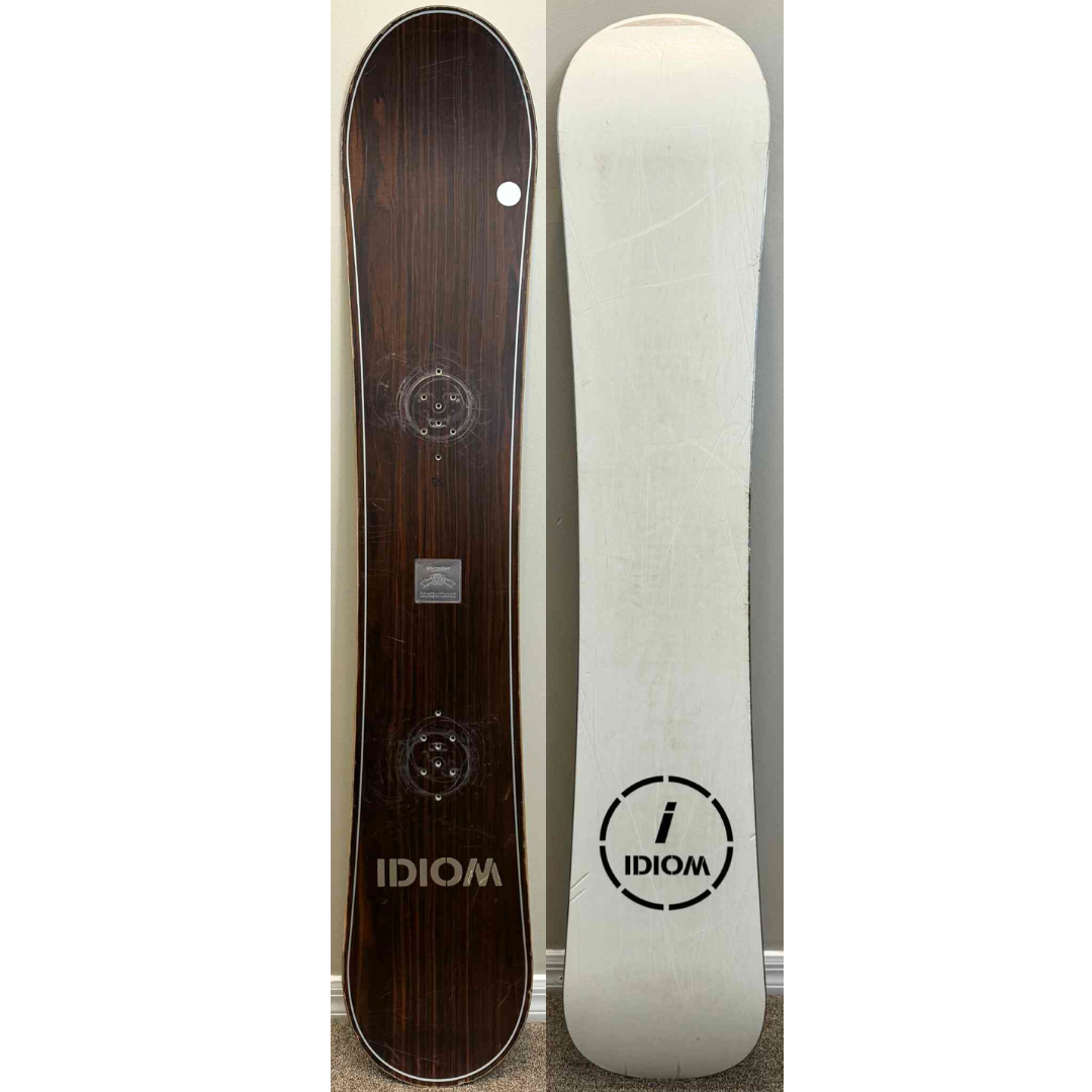 Burton IDIOM 158cm Fine Wood Snowboard Rare Classic Collector