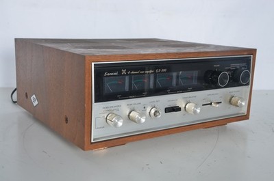 Sansui QS-500 Amplifier 4 Channel Rear Quad Quadraphonic Tested Works Read 