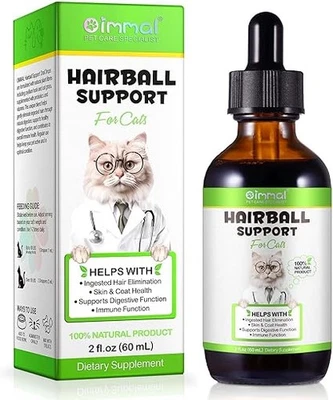 ZYRANOVAE 1 Hairball Treatment for Cats Hairball Remedy Promotes Healthy Digestion RRP £22