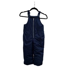 Carters Navy Blue Insulated Snow Bib Overalls Size 4 Kids Winter Ski Pants
