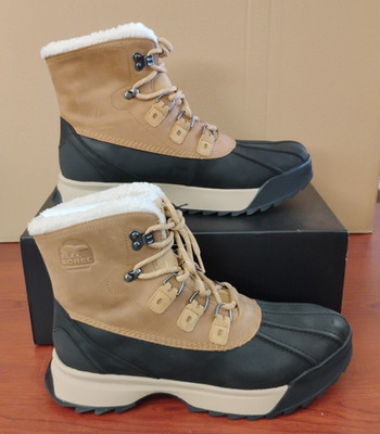 Sorel Scout 87 LUX WP Waterproof Insulated Boots Caribou Buff Men's Size 12