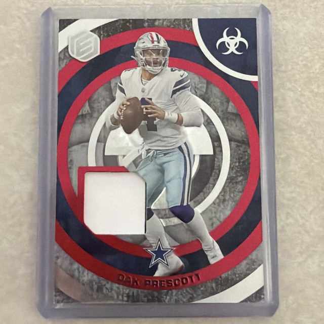 2022 Elements Dak Prescott Red Critical Mass /27 PLAYER WORN USED JERSET COWBOYS