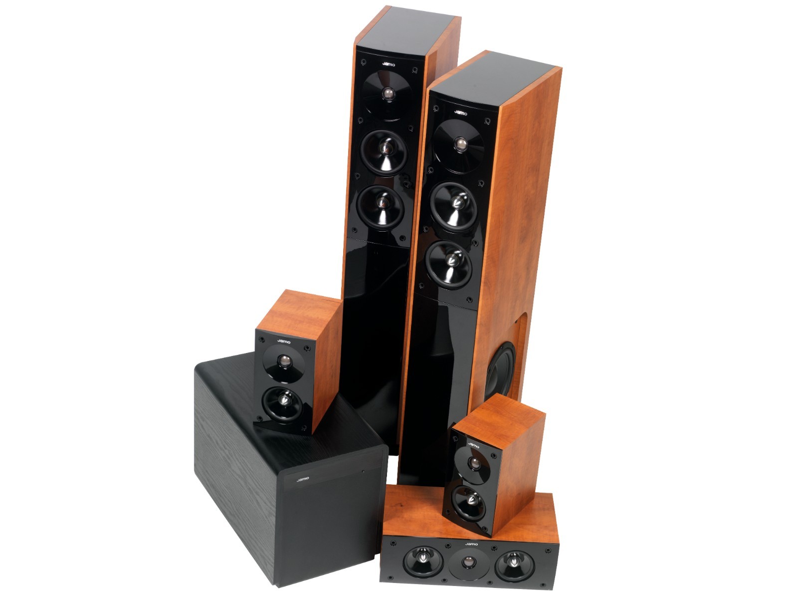 Jamo S 606 HCS 3 Home Theater Speaker System  Powerful Surro