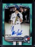 2025 Bowman Draft Jake Cook Chrome Auto Aqua Lava Refractor 1st #/199 Blue Jays