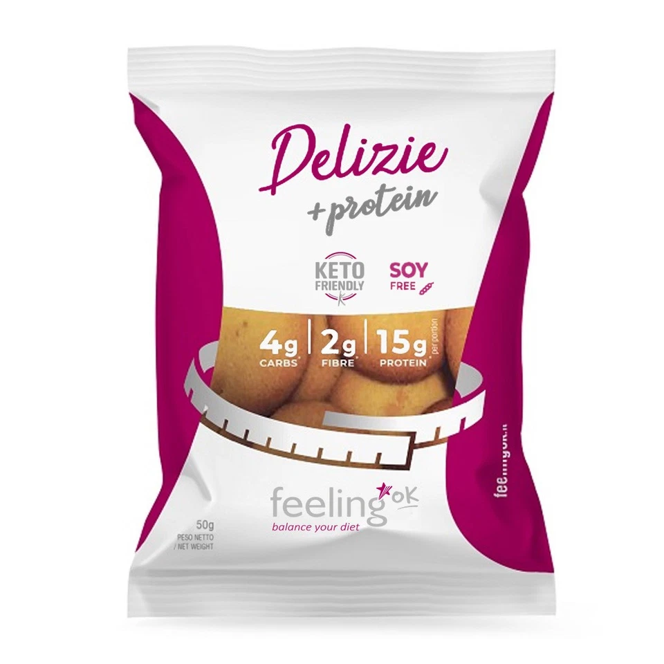 FEELING OK START FEELING OK DELIZIE + PROTEIN 50 GR Albicocca