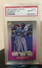 1989 Classic Travel Purple #193 - Ken Griffey Jr - ROOKIE RC - PSA 8