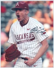PARKER COIL Signed/Autographed ARKANSAS RAZORBACKS Baseball 8x10 Photo w/COA
