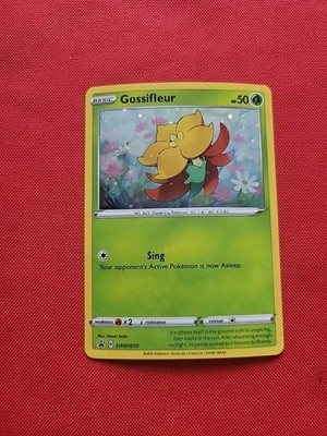 Pokemon: Gossifleur SWSH010 Holo SWSH: Sword & Shield Black Star Promo - LP -F90