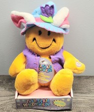 Vintage Tickle Tickle Wiggle Wiggle Giggle Orange Easter Parade Bunny Plush NIB