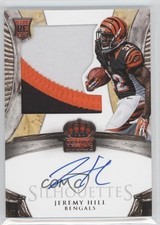 2014 Panini Crown Royale Rookie Silhouettes RPS 20/199 Jeremy Hill #209 Auto 8p3