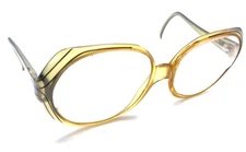 Christian Dior 22035 50 Orange Green Butterfly Sunglasses Frames 54-16 130 Women