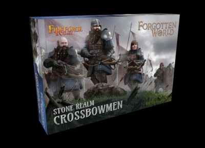 Fireforge Games Forgotten World 28mm Stone Realms Crossbowmen  FRG FWSR03-BS