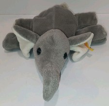 Steiff Heavenly Hugs Trampili Elephant, Silver Birch Grey, Premium Plush