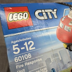 LEGO CITY: Fire Response Unit 60108 Helicopter Motorcycle New Sealed Box Retired