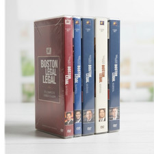 Boston Legal Complete Series Seasons 1-5 DVD Bundle S5 NEW SEALED - James Spader
