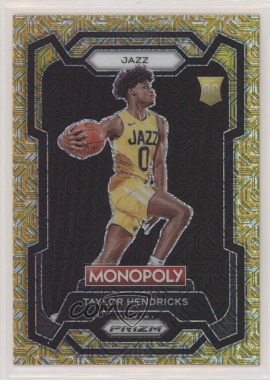 2023 Panini Prizm Monopoly Millionaire Gold Mojo /500 Taylor Hendricks #86 2l4