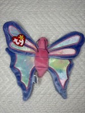 Vintage 1999 TY Beanie Babies Collection - Flitter the Butterfly w/ Tags