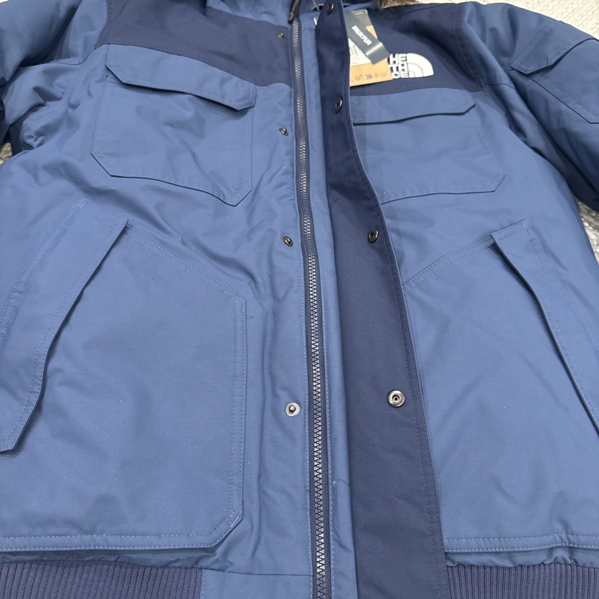 The North Face Men's Shady Blue Gotham III 600-Down Warm Insulated The North Face Men's Shady Blue Gotham III 600-Down Warm Insulated