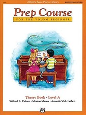 Alfred's Basic Piano Prep Course Theory Book, Level A Alfred's Basic Piano Libr