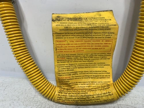 Jones Stephens G71117 Gas Connector 3/4" FIP x 3/4" MIP x 18" - Picture 3 of 3