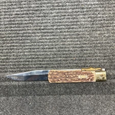 Vintage VALOR JAPAN Swing Guard Large Folding Bowie Knife 