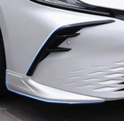 Bright black front fog light eyebrow trim for 2025 Toyota Camry accessories