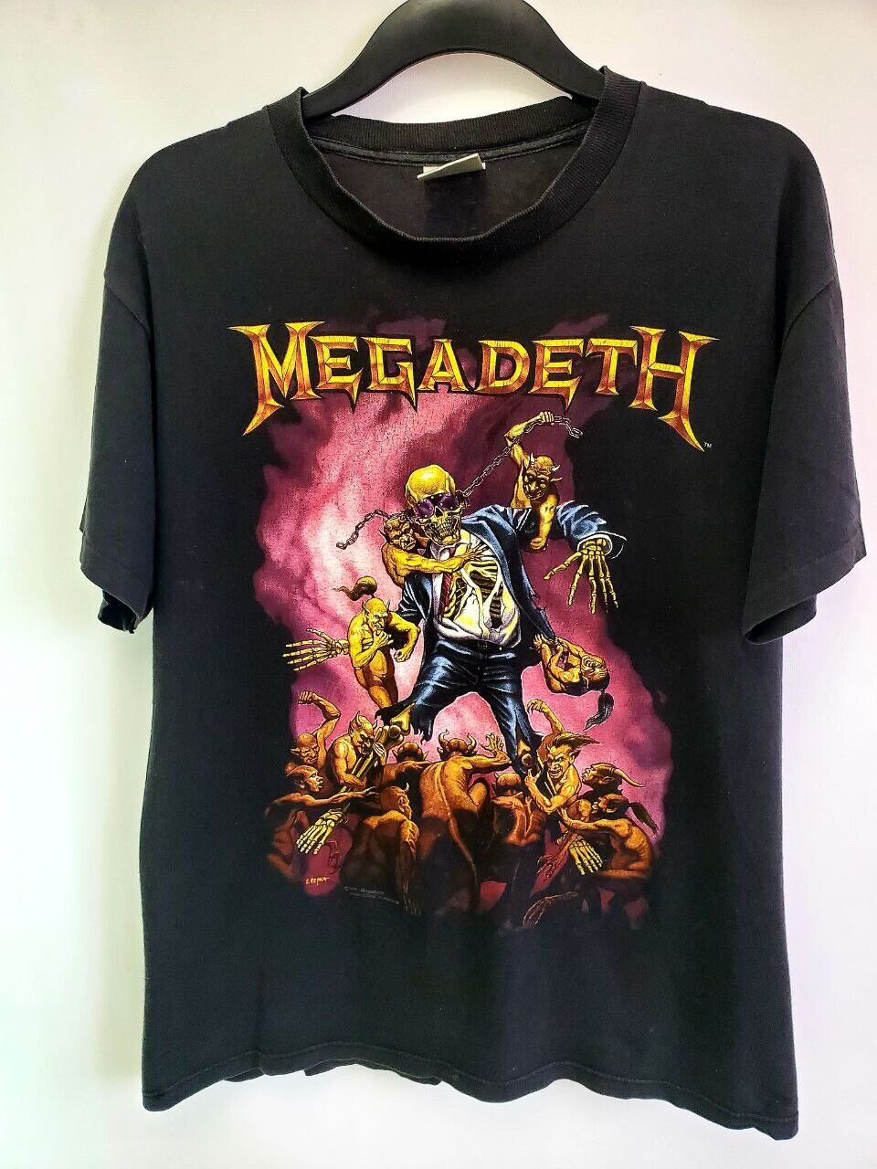 90'S 当時物　MEGADETH  Tシャツ　ヴィンテージ　メガデス