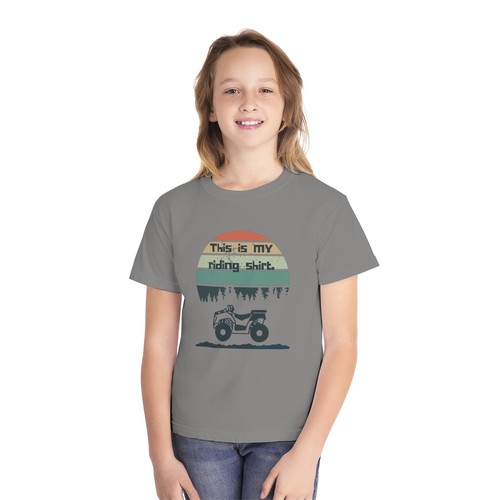 4 Wheelers This is my Riding Shirt Youth Midweight Tee - Picture 8 of 10